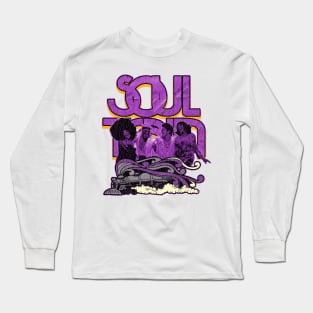 Soul Train Vintage Classic Purple Long Sleeve T-Shirt